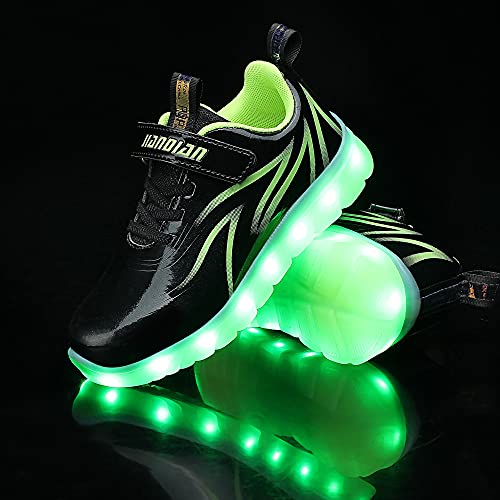 BFOEL Light Up Shoe with Rechargeable USB Charging for Boys Girls Toddles3