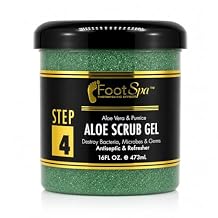 FOOT SPA Exfoliating Scrub Gel - Dual-Action Skin Resurfacing Treatment that Dissolves What Others Only Buff for a Truly Smooth, Hygienic Skin Surface to Finally Eliminate Painful, Cracked Heels 16 Oz