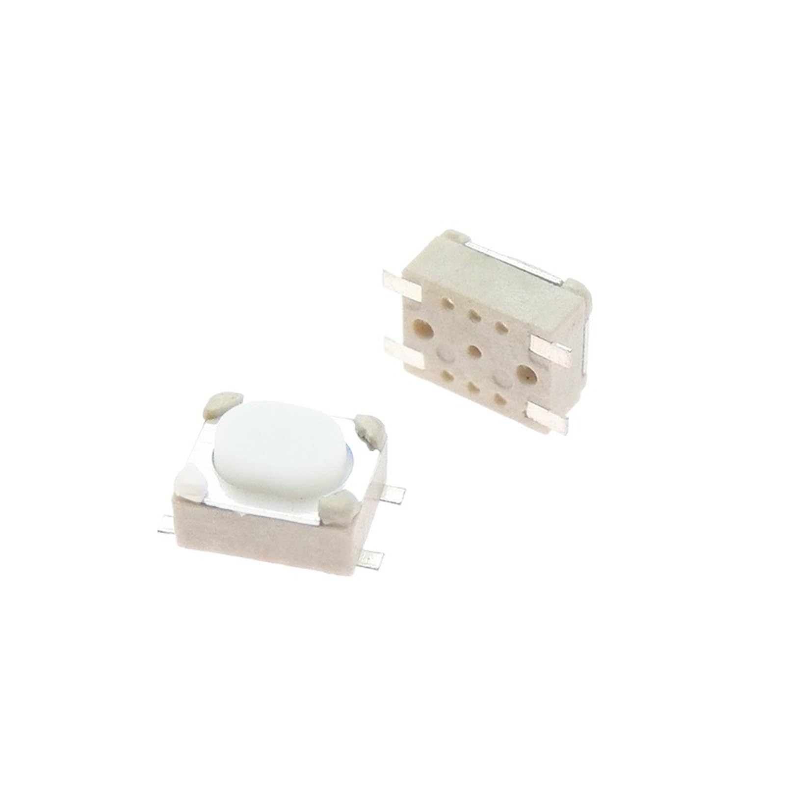 20 sztuk 3,2 x 4,2 x 2,5 mm Bent Foot/SMD SMT 12V 50MA przełącznik przyciskowy metalowy przełącznik dotykowy dotykowy wyłącznik dotykowy Tablet (stopka z zębami, 100 sztuk_DC12V 50 MA)