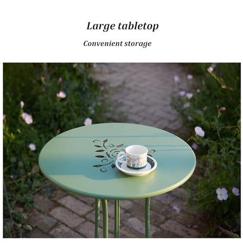 Table d'appoint et chaises de jardin robustes pour extérieur et salon
