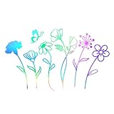 1Sheet Birth Month Flower Decal,Wildflower Decals,Boho Car Decal, Floral Vinyl Decal Gift for Plant Lovers/Gifts for Mom, Floral Car Decal, Mother Day Gift |4.8