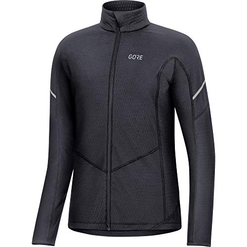 GORE WEAR M Womens Thermo Long-Sleeved Zip Shirt, L, Black