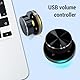 LiebeWH USB Lautstärkeregler mit RGB-Licht für PC Multimedia Controller Zur Externen Medienanpassung für Typ-C Geräte