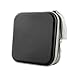 Homiki Étui de rangement pour CD portable, pour voiture, voyage, CD, DVD, sac de rangement de 40 disques 4 couleurs