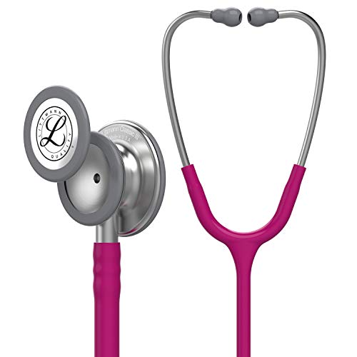 3M Littmann Fonendoscopio para monitorización Classic III, tubo color frambuesa, 69 cm, 5648