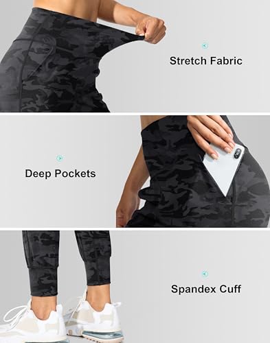 Image of G Gradual Women's Joggers High Waisted Yoga Pants with Pockets Loose Leggings for Women Workout, Athletic, Lounge