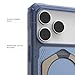 URBAN ARMOR GEAR UAG Designed for iPhone 17 Pro Max Case with Kickstand Plasma XTE - Compatible with MagSafe Translucent Military Grade Protective Cover, Cloud Blue