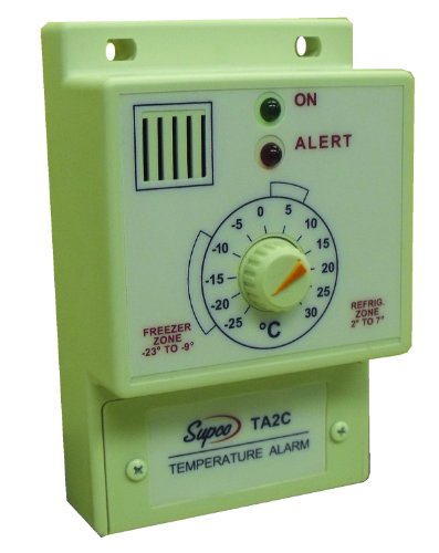Black Friday 🔥 Supco TA2C Single Set Point Temperature Alarm, -25 to 30 Degrees C, 120 VAC