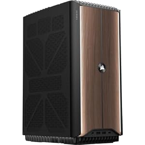 Corsair ONE i500 Gaming PC – Liquid Cooled Intel® Core™ i9 14900K CPU – Liquid Cooled NVIDIA® GeForce RTX™ 4080 Super GPU – 32GB Vengeance DDR5 Memory – 2TB M.2 SSD – Wood Dark