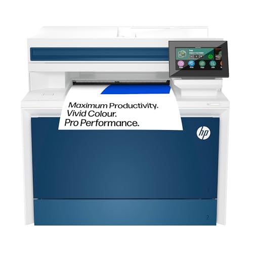 HP Laserjet Pro MFP 4302dw Laser Printer | Colour | Printer for Small Medium Business | Wireless | Print, Copy, Scan | Automatic Document Feeder | 2-Sided Printing | Self-healing WiFi | Ethernet