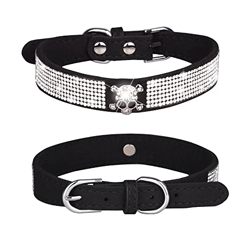 Haoyueer Rhinestone Dog Collar