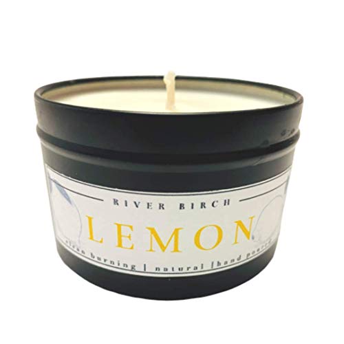Lemon Scented Candle | Strong Scented Candles for Men & Women | All-Natural