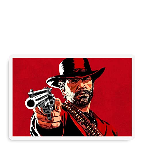 Red Dead Redemption Gunslinger Arthur Morgan Video Game Sticker 4 Inch