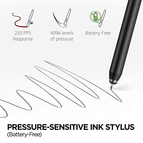 Image of ViewSonic ID0730 7.5 Inch Portable Digital Writing Pen Pad with Battery Free Ink Pen for Sketching, Drawing, Graphic Design, Remote Teaching, Distance Learning Supports Windows, Mac, Android