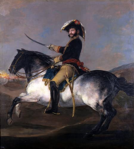 Toile Le général José De Palafox Goya 60x90cm pour décoration salon
