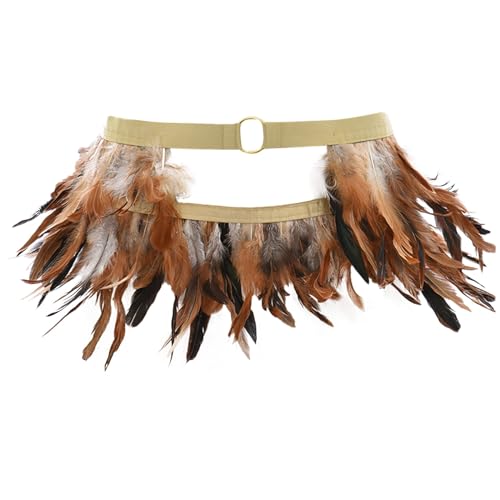 Jupe en dentelle avec plumes pour vos soirées habillées et grands bals