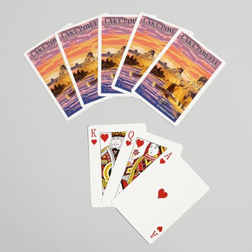 Lantern Press Naipes Poker Lake Powell y Sunset 52 Cartas miniatura 7