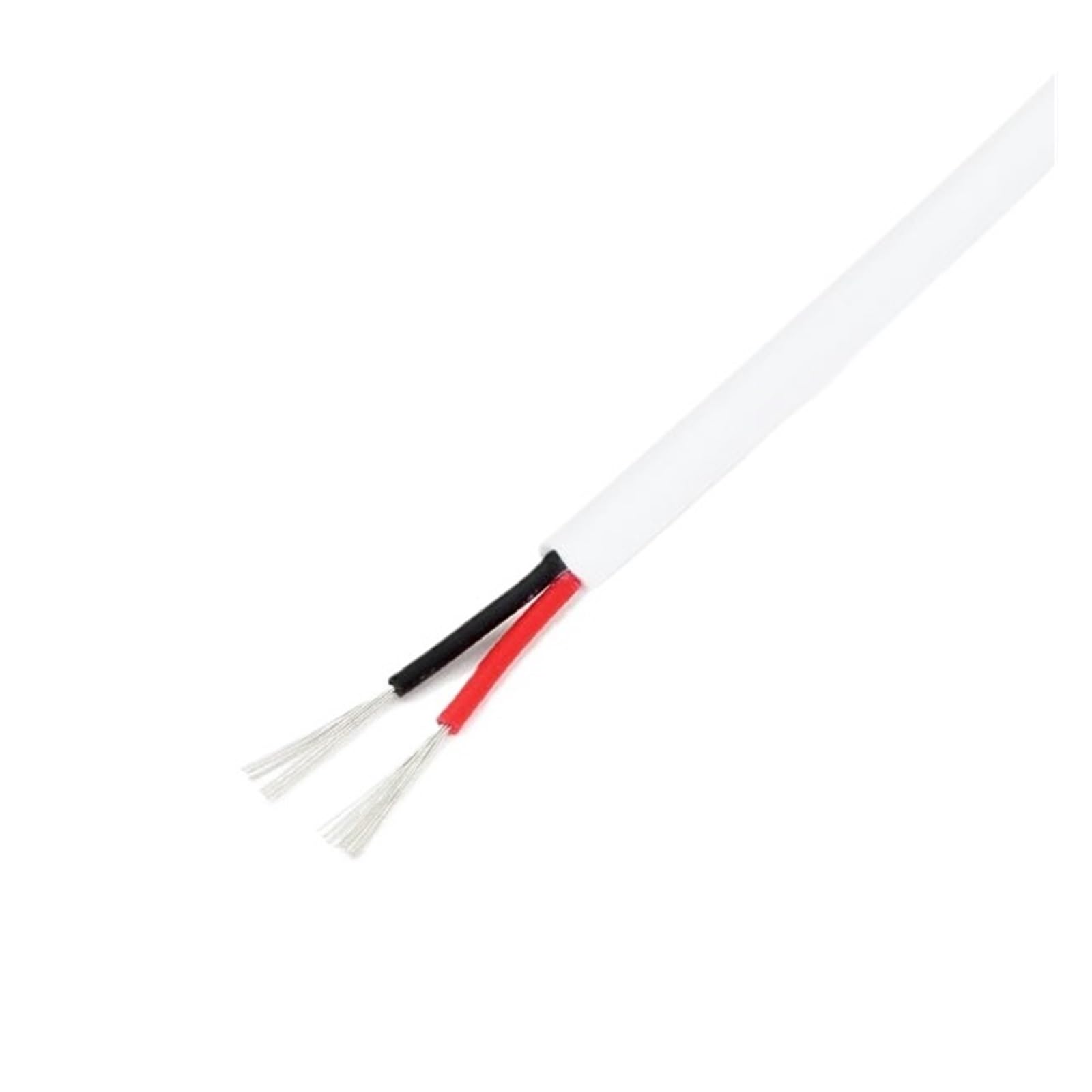 Cables electrónicos Blancos UL2464 de 5m 2 3 4 5 6 7 8 9 10 núcleos 30 28 26 24 22 20 18 16 14AWG Cables de Audio de Canal de Control de señal(2 Cores 5m,16AWG)