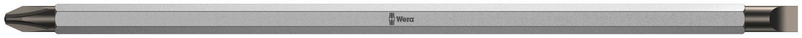 Wera 05002920001 Vario 82 SLOTTED and PHILLIPS Combination Blade, PH1 & 4.0/0.6 mm x 175 mm Blade