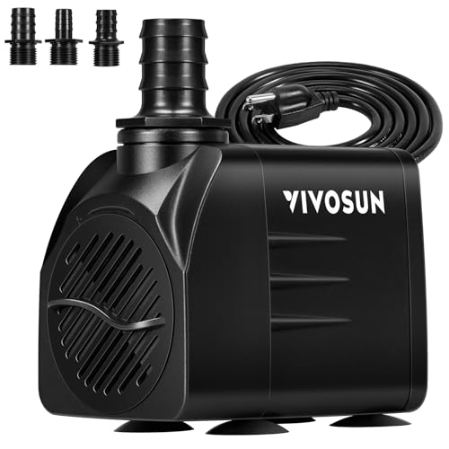 VIVOSUN 660GPH Submersible Fountain Pump