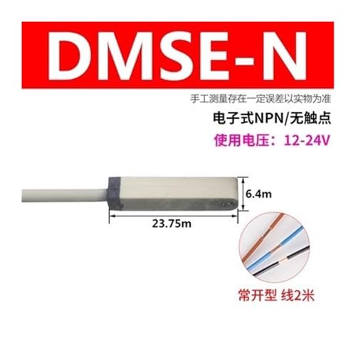 Sensor magnético NPN CS1-F para cilindro con soporte DMSH y cable de 2 metros 2