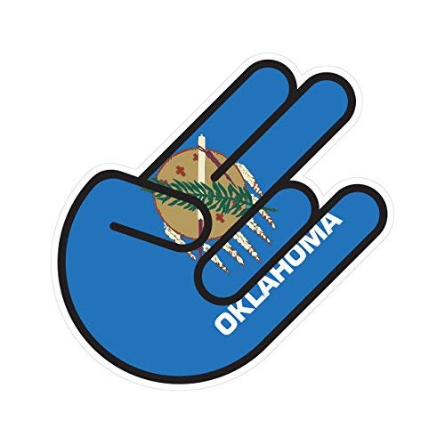 Oklahoma Shocker Sticker Die Cut Decal Vinyl Made in USA