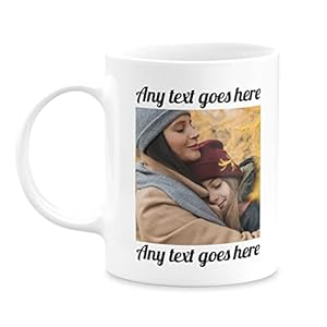 Personalised Mug Hippowarehouse Text Photo Printed Collage Design Logo Customised Gift Cup 10oz Various Options Mothers…