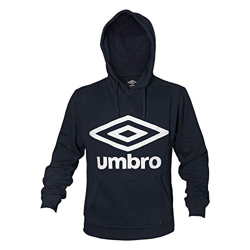 Umbro Felpa Uomo Cotone Felpato Cappuccio Tascone