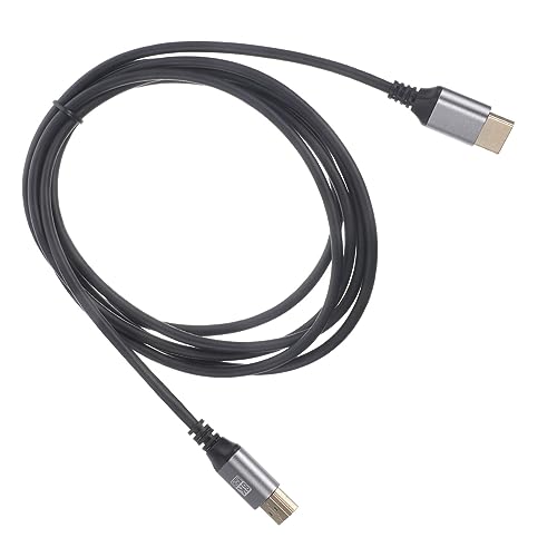 Hemoton 2m Definition Video Cable Male to Male Connector Flexible for Tvs Computers Monitors Stylish and Easy to Install Video Wire