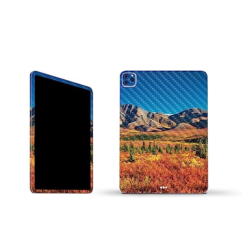 Image of MightySkins Carbon Fiber Skin Compatible with Apple iPad Pro 11 inch M2 4th Gen (2022) Full Wrap Kit - Denali Dreams | Protective, Durable Textured Carbon Fiber Finish | Easy to Apply | Made in The USA