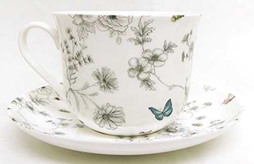 Secret Garden Petit déjeuner Tasse et soucoupe en