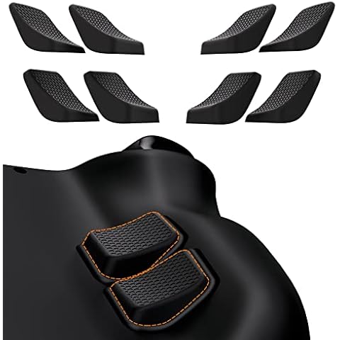 PlayVital Back Button Enhancement Set for Steam Deck, Grip Improvement Button Protection Kit for Steam Deck - 2 Different Thickness Cover