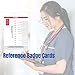 EKG Ruler Vertical Badge Card Tool - ECG and Electrocardiogram Ruler - Excellent Resource for EKG Techs, EMT, Cardiology Tech, Nurses, or Other Healthcare Professionals