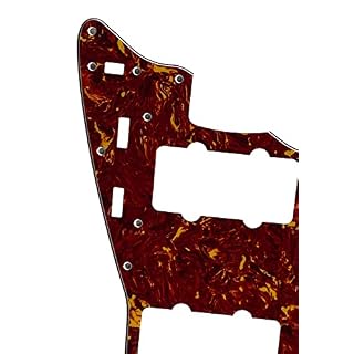 Pièces de guitare pour Fender US Jazzmaster Pickguard (tortue rouge 4 plis) - Les Beatles, Paul McCartney, John Lennon, RIngo Starr, George Harrison Pièces de guitare pour Fender US Jazzmaster Pickguard (tortue rouge 4 plis) – Image 4