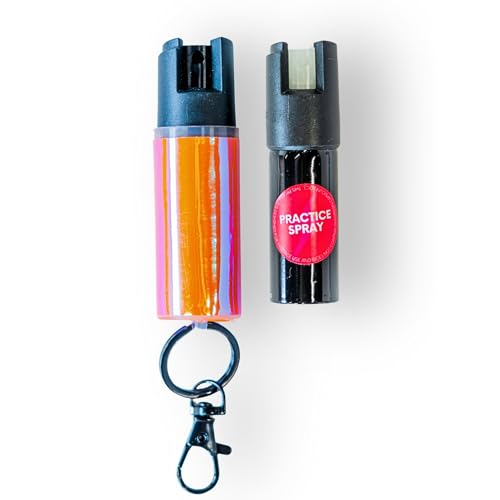 Safely Pepper Spray for Women with Practice Spray – Keychain