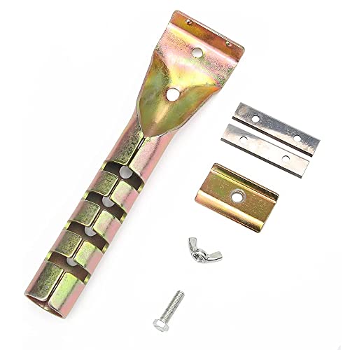 camister Grattoir à Peinture Grattoir en Alliage Robuste avec 2 Lames Double Face pour Enlever le Coulis, la Peinture, la Colle, la Rouille Cover