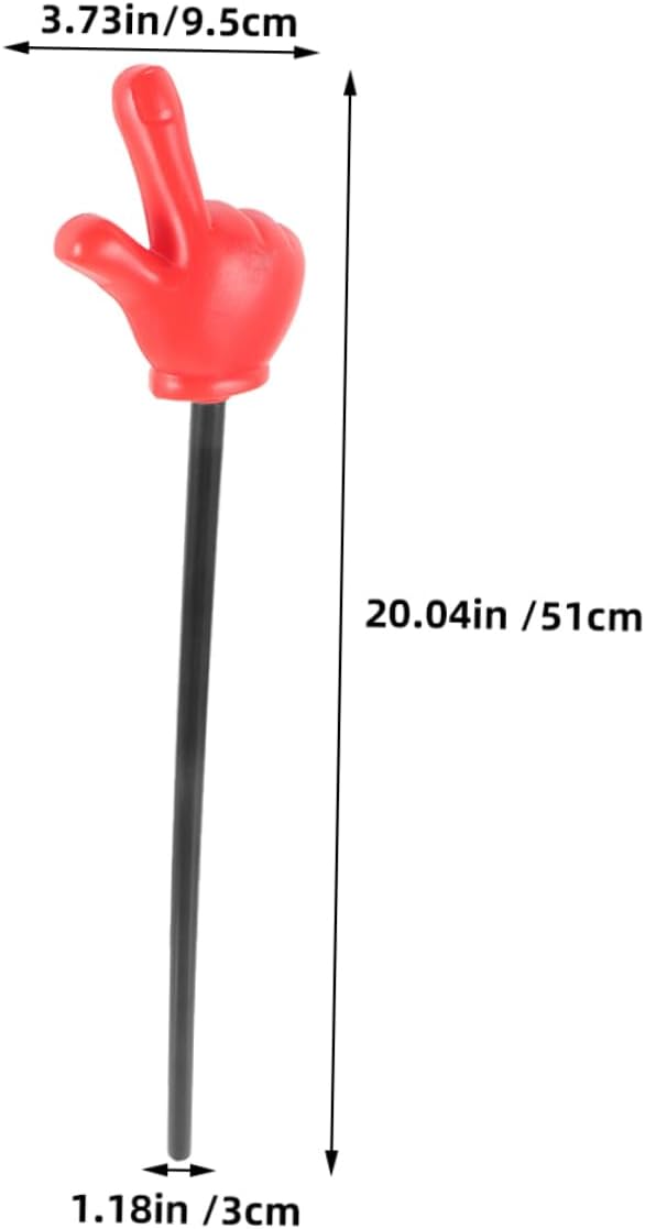 BESTonZON 2pcs Tricky Game Props Wedding Prank Hand Teacher Pointers for Classroom Teaching Tools Finger Pointers for Classroom for Party Pointing Stick Party
