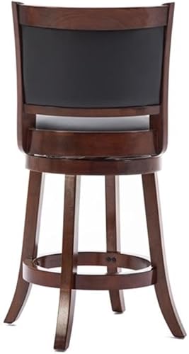 Miniatura 129 de Boraam Augusta - Silla alta giratoria de altura Negro -,Negro/Cappuccino,Negro/Cerezo,Marrón/Capuchino,Capuccino,Cereza,Cepillo de alambre