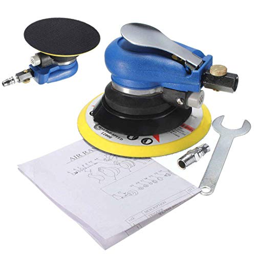 6 Inch 10000rpm Round Air Orbital Sander Random for Sander 150mm Dualable Orbit DA Sanding Pad Vacuum Polishe Hand Tool