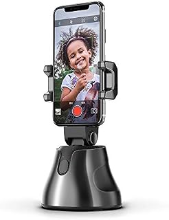 Portable All-in-one Smart Selfie Stick, 360° Rotates Auto Face & Object Tracking Vlog