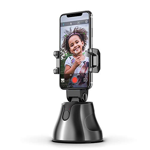 Portable All-in-one Smart Selfie Stick, 360° Rotates Auto Face & Object Tracking Vlog