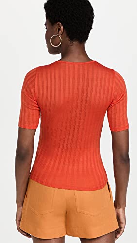 Image of Vince Women's Ribbed Elbow SLV Crew