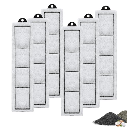 Image of 6 Pack RF-S Filter Cartridges Compatible,Replacement Cartridges for Desktop Aquariums with Small Retreat Filters