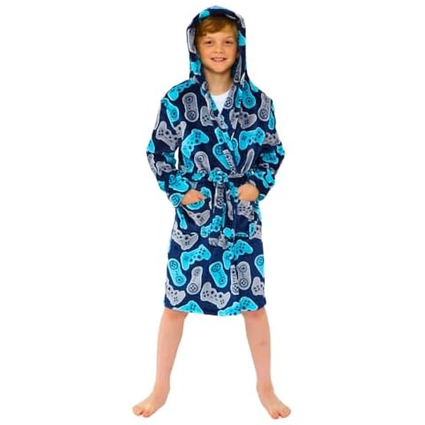 Bedlam Boys Girls Gaming Fleece Onesie Robe Cover