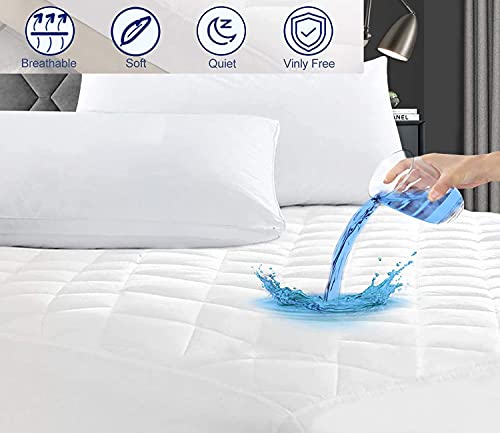 Alèse super king matelassée et imperméable en microfibre pour lit double XL