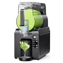 Wind Shear Slushie Machine, Slushy Machine for Home, No Ice Needed with 5 Preset Programs, Auto-Clean, LED Display, Frozen Drink Maker for Margaritas, Smoothies, Milkshakes, Frappes & Cocktails