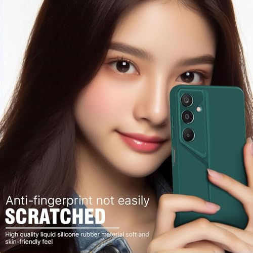 Image of WOW IMAGINE Slim Back Cover for Samsung Galaxy M16 5G | Galaxy F16 5G | Blade Series Ultra Thin Case with Lightweight Design | Camera Protection | Soft Matte Silicone Flexible Mobile Case - Green