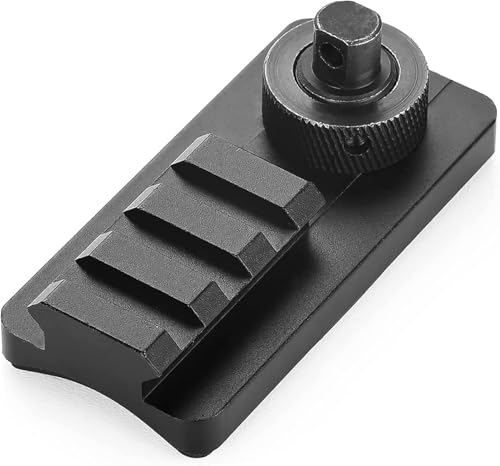 YUANHONGJIAN Bipod Adapter Sling Stud Picatinny Rail, Sling Swivel Picatinny Rail Mount Attachment Adaptor with Anti-Slip Rubber Base，Universal Shooting Rest Accessories