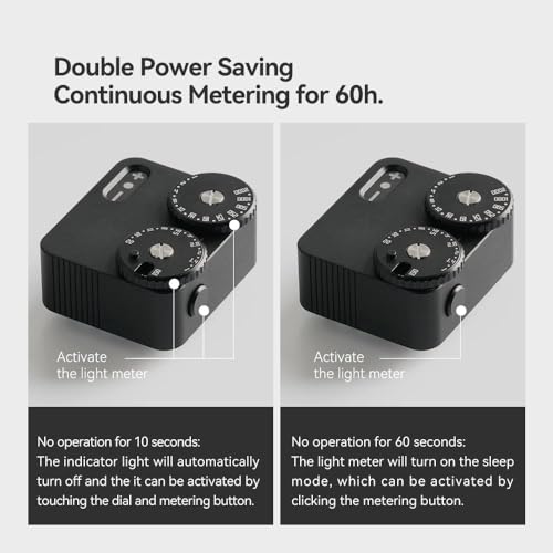 Image of TTartisan Light Meter II, Real-time Metering Tool, Two Dial to Adjust ISO, Aperture and Shutter Speed, Compatible with Older Leicas and Similar Rangefinder Cameras
