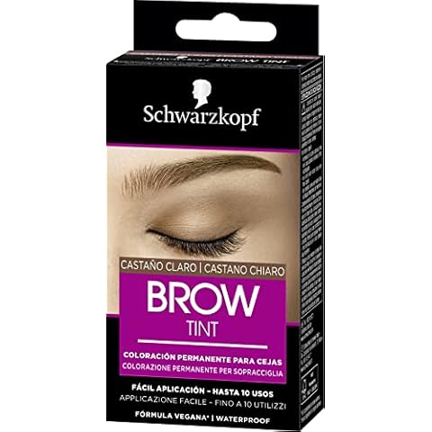 Tinte de cejas Schwarzkopf Brow Tint castaño claro tono 5.1 (Pack de 3) Cover